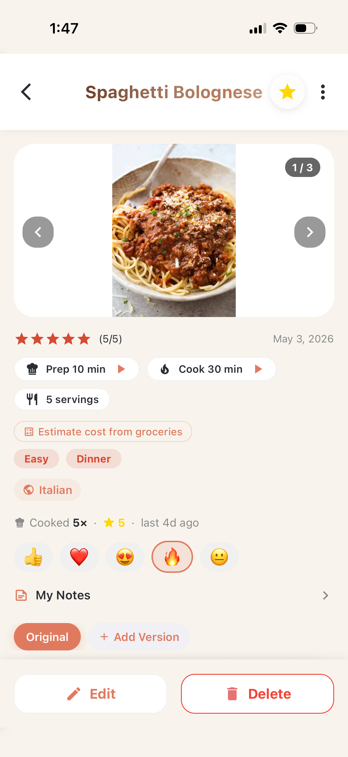 Recipe Detail